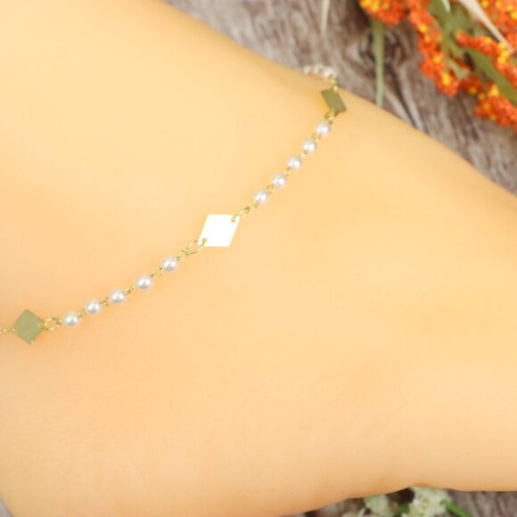 Dainty Anklet for Women – Elegant Everyday Jewelry & Perfect Gift | MLCRC1790 - Picture 7 of 10